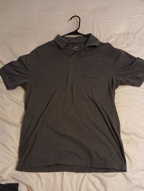 Under Armour Men's Charcoal Polo with Chest Pocket